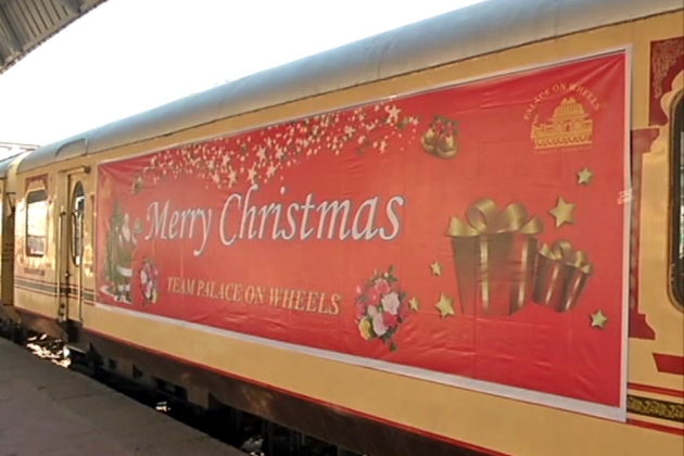 Christmas Celebration on Palace on Wheels